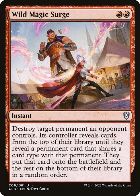 Wild Magic Surge - Commander Legends: Battle for Baldur's Gate - U - 206