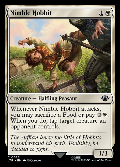 Nimble Hobbit - Universes Beyond: The Lord of the Rings: Tales of Middle-earth - C - 23