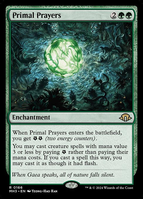 Primal Prayers - Prerelease Cards - R - 166