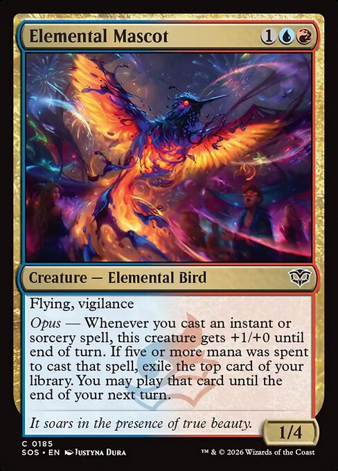 Elemental Mascot - Secrets of Strixhaven - C - 185