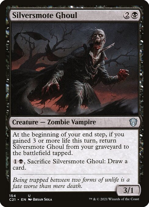 Silversmote Ghoul - Commander 2021 - U - 154