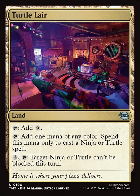 Turtle Lair - Teenage Mutant Ninja Turtles - U - 190
