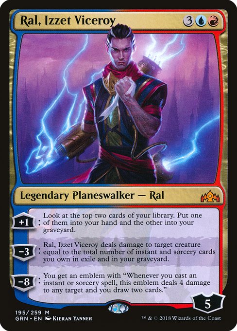 Ral, Izzet Viceroy - Guilds of Ravnica - M - 195