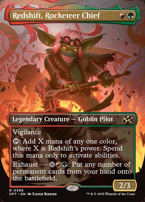 Redshift, Rocketeer Chief (Borderless) - Aetherdrift - R - 366