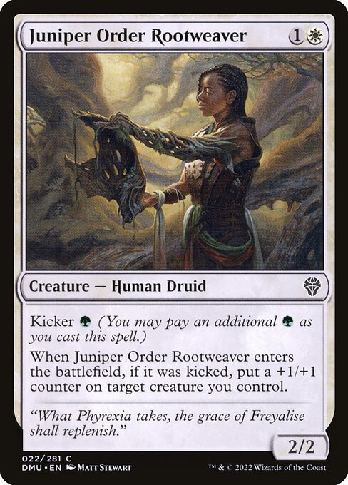 Juniper Order Rootweaver - Dominaria United - C - 22