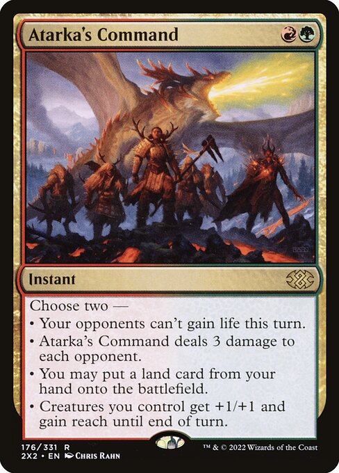 Atarka's Command - Double Masters 2022 - R - 176