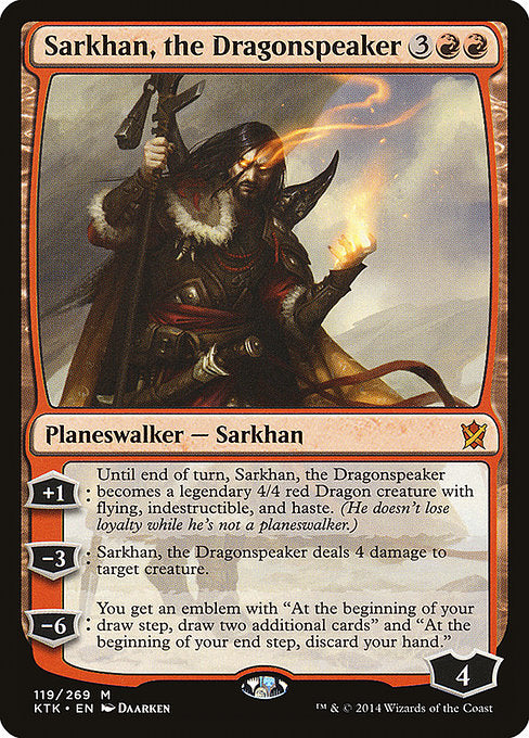 Sarkhan, the Dragonspeaker - Khans of Tarkir - M - 119