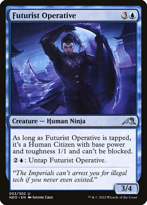 Futurist Operative - Kamigawa: Neon Dynasty - U - 53