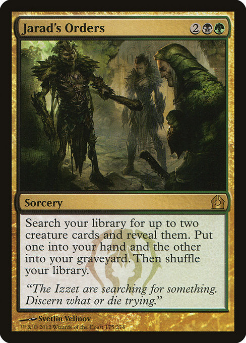 Jarad's Orders - Return to Ravnica - R - 175