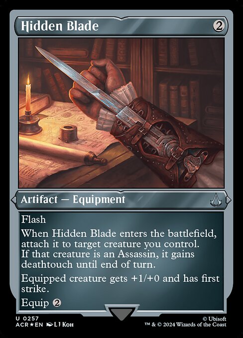 Hidden Blade (Foil Etched) - Universes Beyond: Assassin's Creed - U - 257