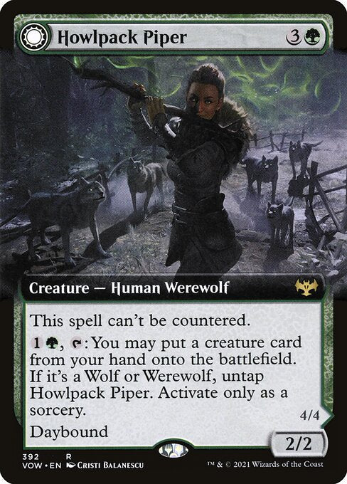 Howlpack Piper (Extended Art) - Innistrad: Crimson Vow - R - 392