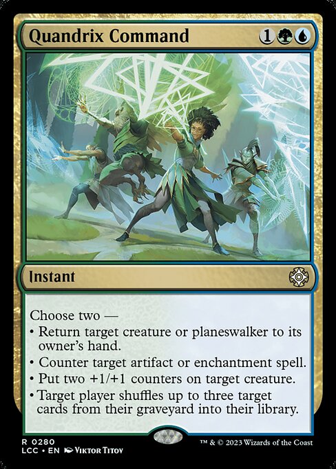 Quandrix Command - Commander: The Lost Caverns of Ixalan - R - 280