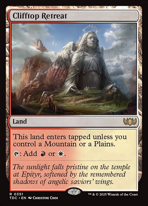 Clifftop Retreat - Commander: Tarkir: Dragonstorm - R - 351