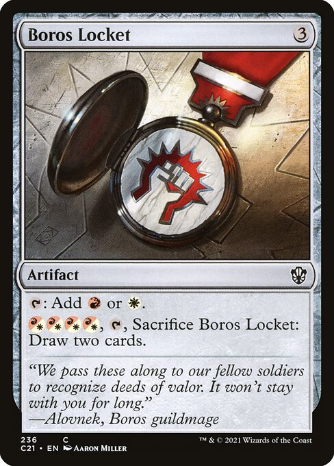 Boros Locket - Commander 2021 - C - 236