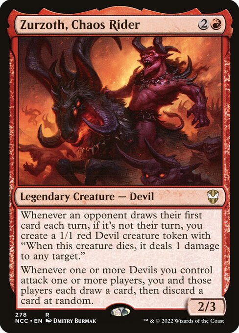 Zurzoth, Chaos Rider - Commander: Streets of New Capenna - R - 278