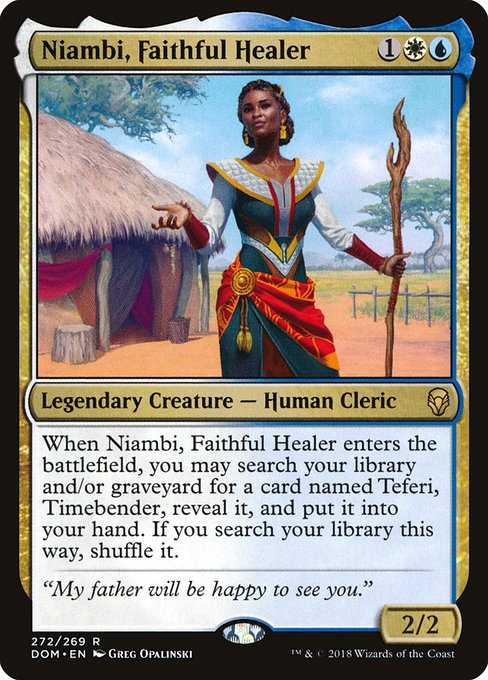Niambi, Faithful Healer - Dominaria - R - 272