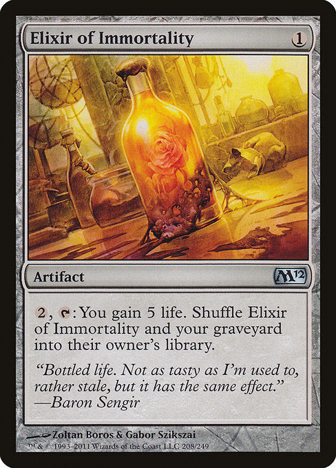 Elixir of Immortality - Magic 2012 (M12) - U - 208