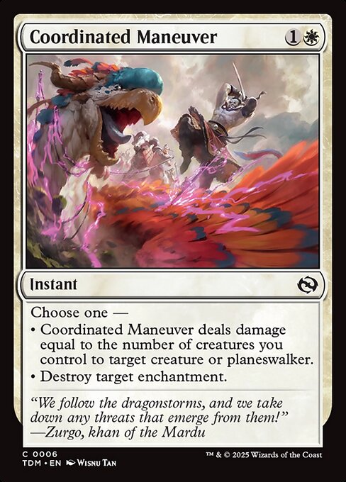 Coordinated Maneuver - Tarkir: Dragonstorm - C - 6