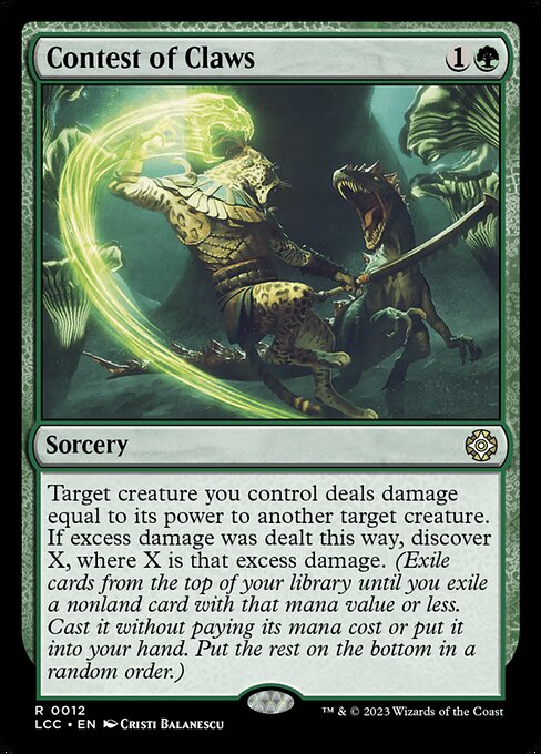 Contest of Claws - Commander: The Lost Caverns of Ixalan - R - 12
