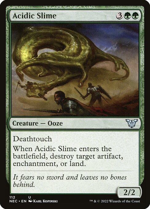 Acidic Slime - Commander: Kamigawa: Neon Dynasty - U - 112