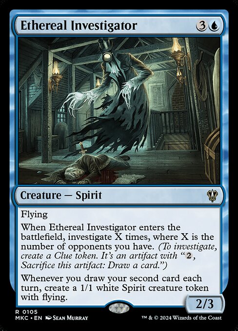 Ethereal Investigator - Commander: Murders at Karlov Manor - R - 105