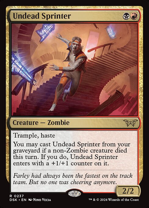 Undead Sprinter - Duskmourn: House of Horror - R - 237