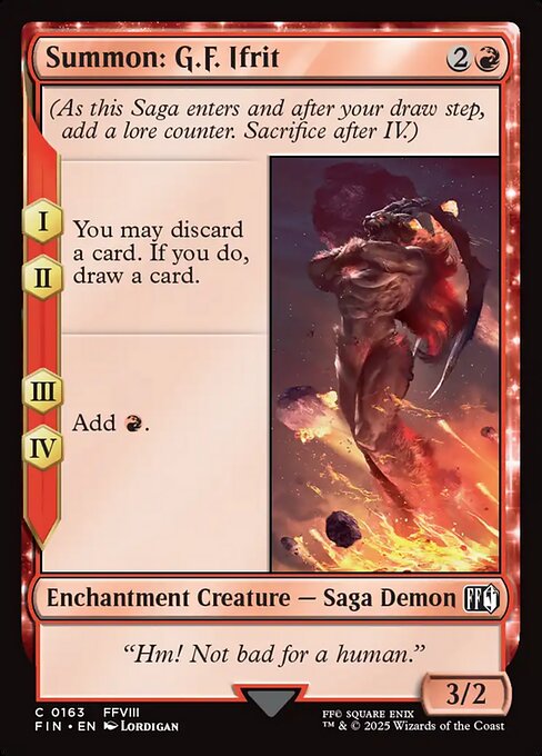 Summon: G.F. Ifrit - FINAL FANTASY - C - 163