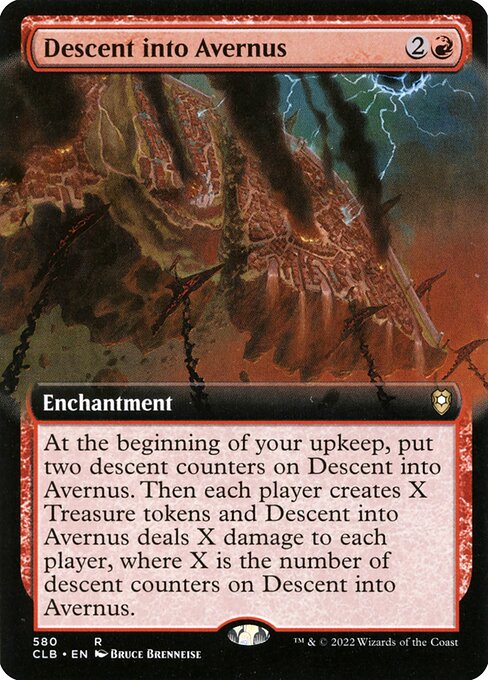 Descent into Avernus (Extended Art) - Commander Legends: Battle for Baldur's Gate - R - 580