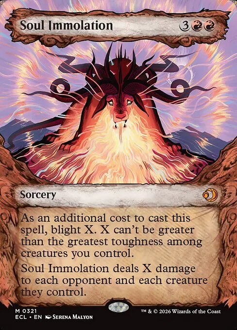 Soul Immolation (Showcase) - Lorwyn Eclipsed - M - 321