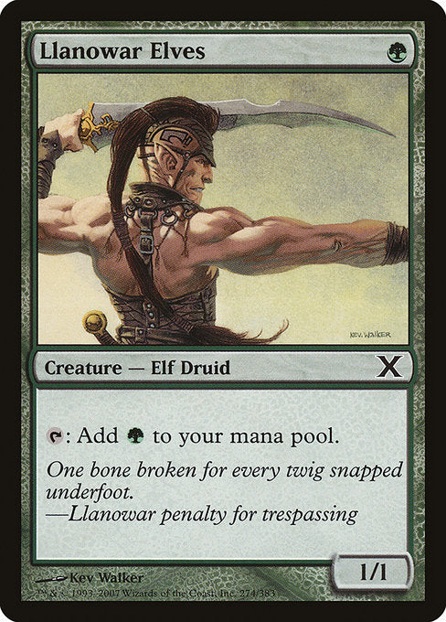 Llanowar Elves - Fourth Edition - C - 145