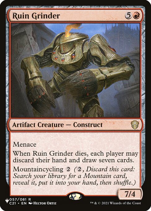 Ruin Grinder - The List Reprints - R - 057/081