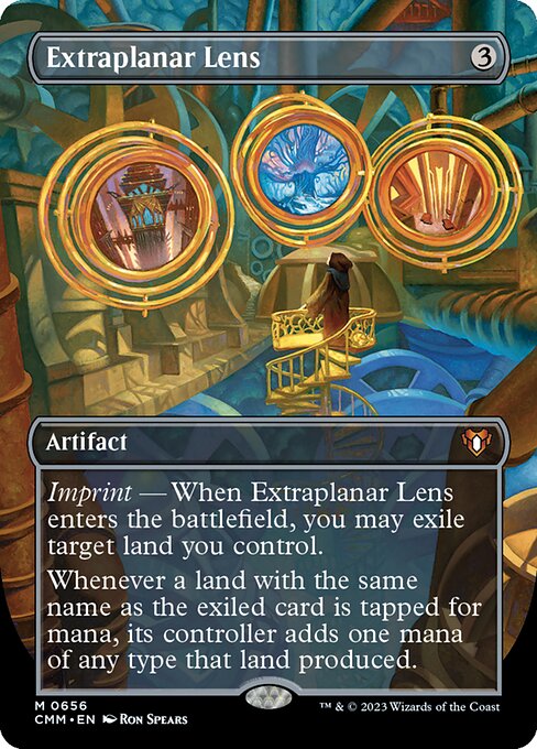 Extraplanar Lens (Borderless) - Commander Masters - M - 656