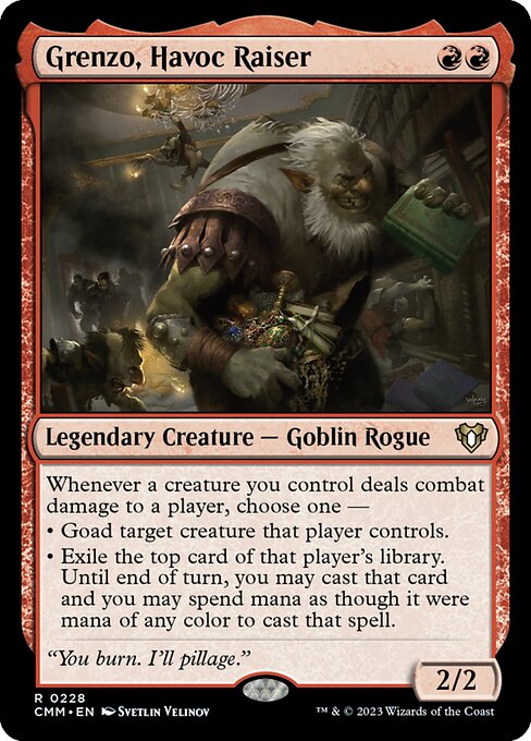 Grenzo, Havoc Raiser - Commander Masters - R - 228