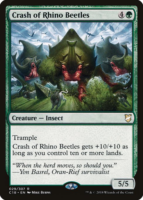 Crash of Rhino Beetles - Commander 2018 - R - 29