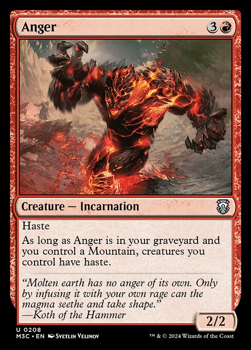 Anger - Commander: Modern Horizons 3 - U - 208