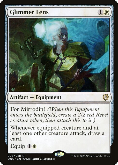 Glimmer Lens - Commander: Phyrexia: All Will Be One - R - 6