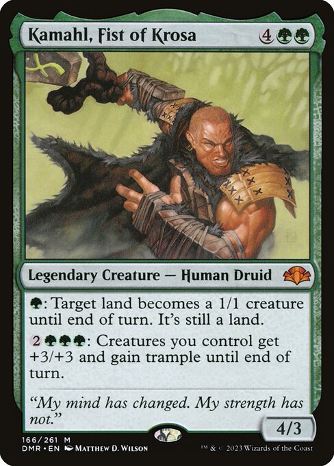 Kamahl, Fist of Krosa - Dominaria Remastered - M - 166