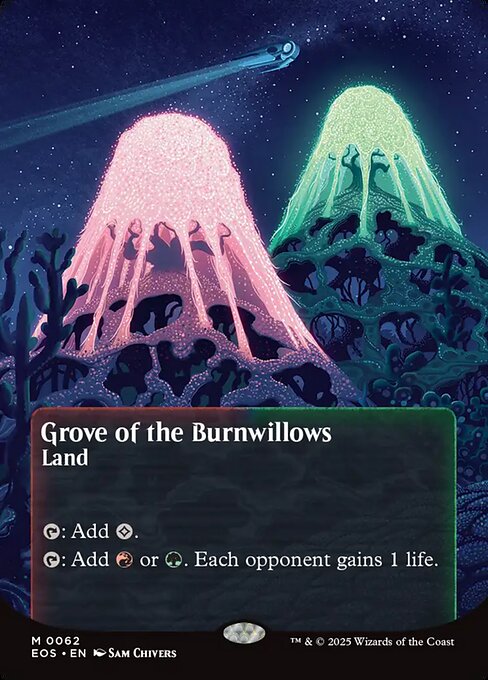 Grove of the Burnwillows (0062) (Borderless) - Edge of Eternities: Stellar Sights - M - 62