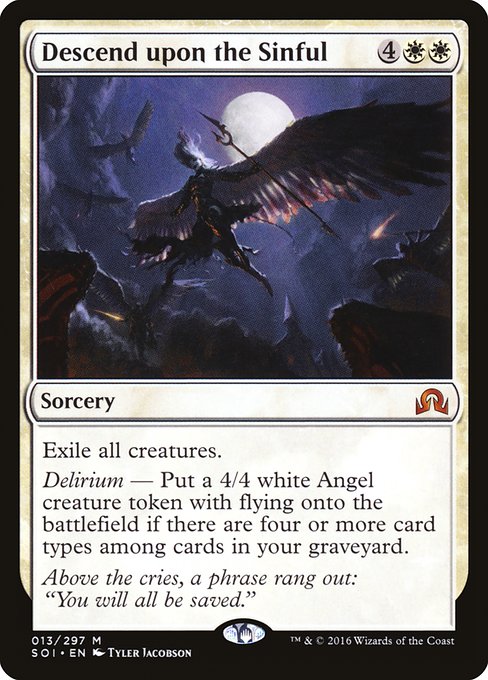 Descend upon the Sinful - Shadows over Innistrad - M - 13