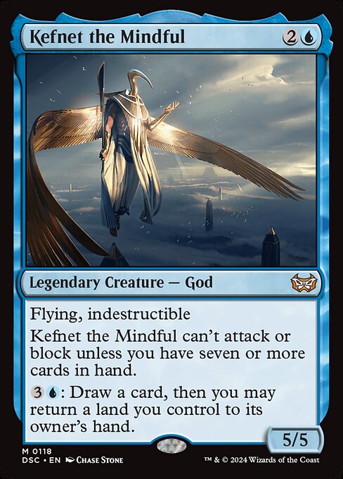 Kefnet the Mindful - Commander: Duskmourn: House of Horror - M - 118