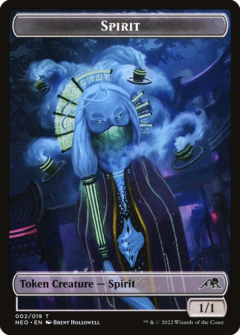 Spirit Token (002) - Kamigawa: Neon Dynasty - T - 2