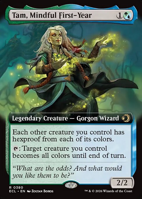 Tam, Mindful First-Year (Extended Art) - Lorwyn Eclipsed - R - 380