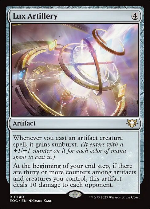Lux Artillery - Commander: Edge of Eternities - R - 140
