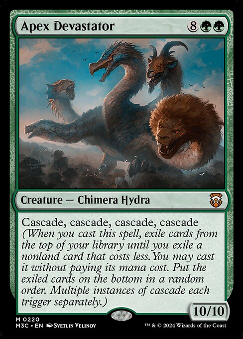 Apex Devastator (Ripple Foil) - Commander: Modern Horizons 3 - M - 220