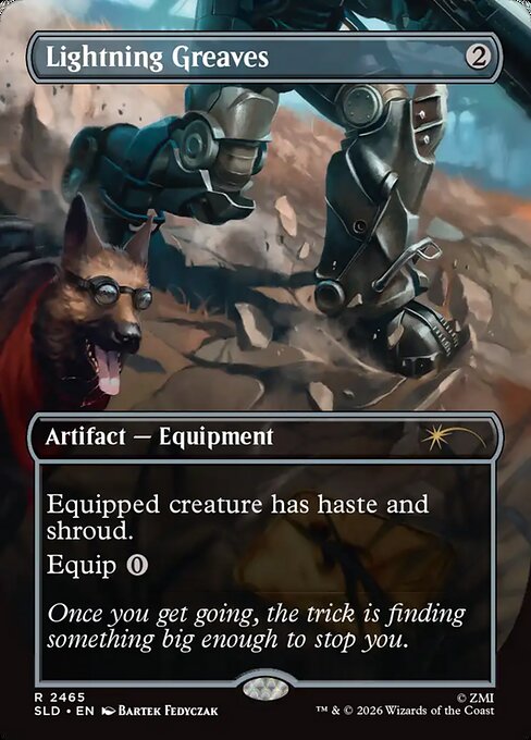 Lightning Greaves (2465) - Secret Lair Drop Series - R - 2465