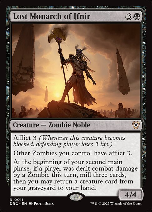 Lost Monarch of Ifnir - Commander: Aetherdrift - R - 11