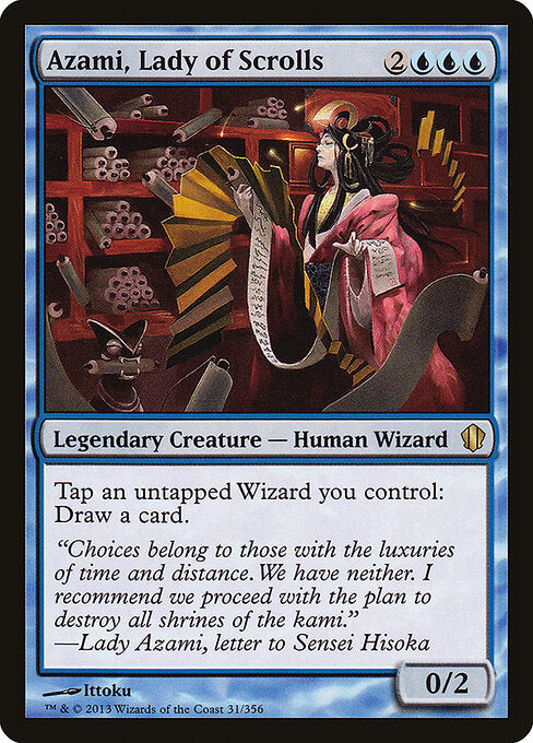 Azami, Lady of Scrolls - Commander 2013 - R - 31