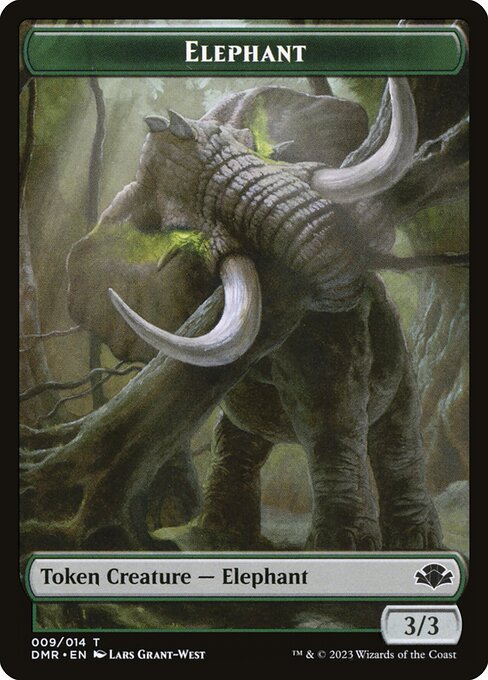 Elephant Token - Dominaria Remastered - T - 9