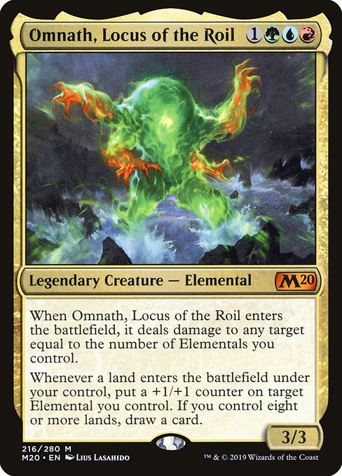 Omnath, Locus of the Roil - Core Set 2020 - M - 216