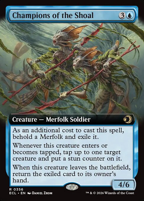 Champions of the Shoal (Extended Art) - Lorwyn Eclipsed - R - 356